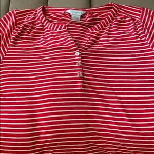 4/$25🌟🌟Loose Henley short sleeve shirt